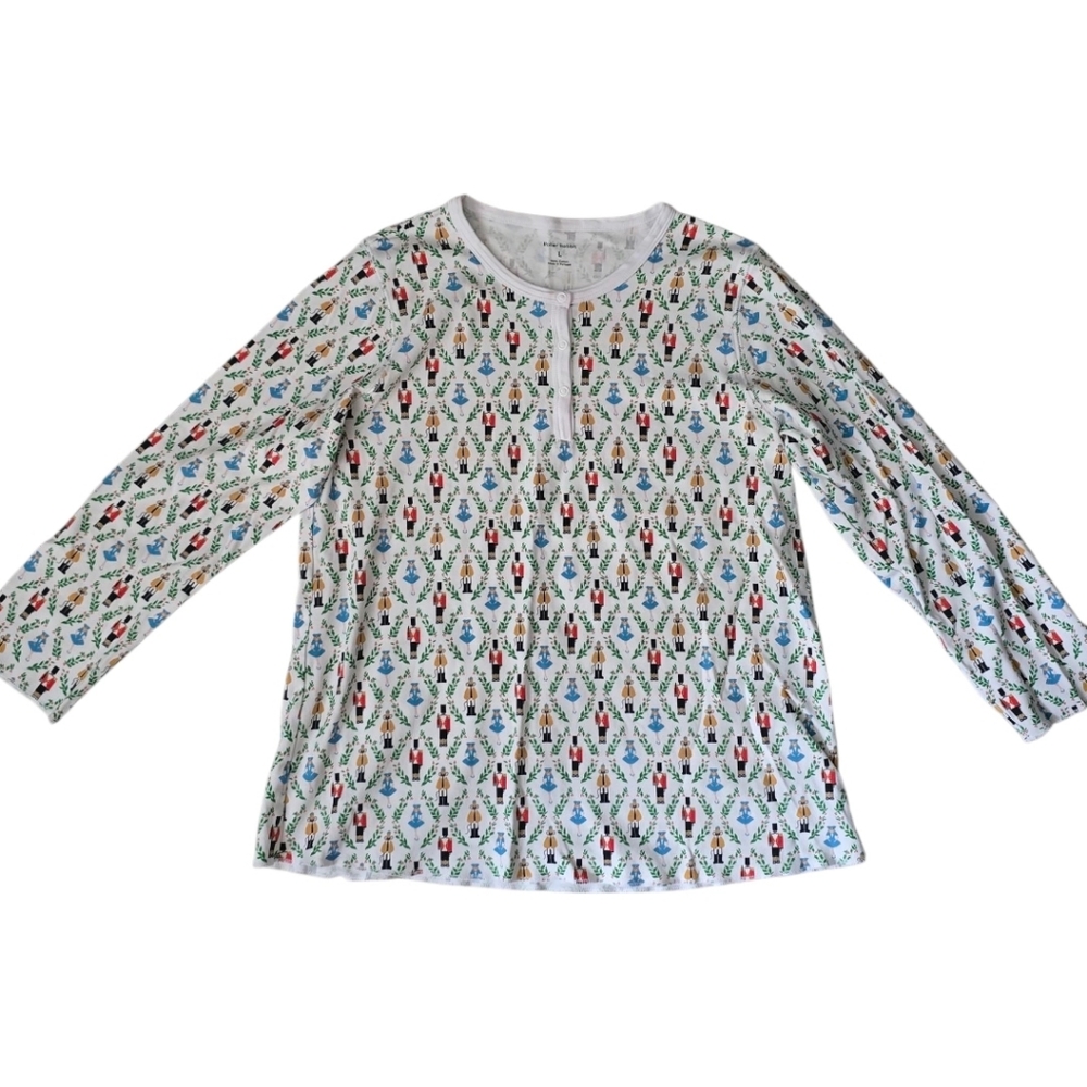 Roller Rabbit 100% Cotton Nutcracker Pajama Top
